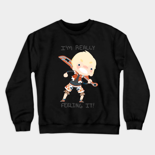 (SSB) I'm r feeling it Crewneck Sweatshirt by Crispy